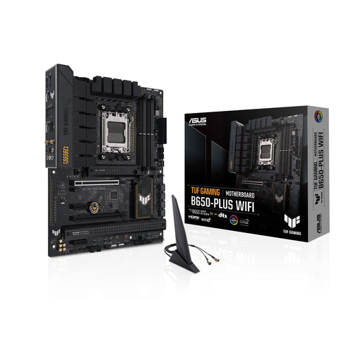 ASUS TUF Gaming B650-PLUS WiFi Motherboard Socket AMD AM5 (Ryzen 7000, ATX, PCIe 5.0, DDR5 Memory, 14 Power Stage, USB 3.1 Gen 2 x 2 Type-C, WiFi6, Aura Sync)