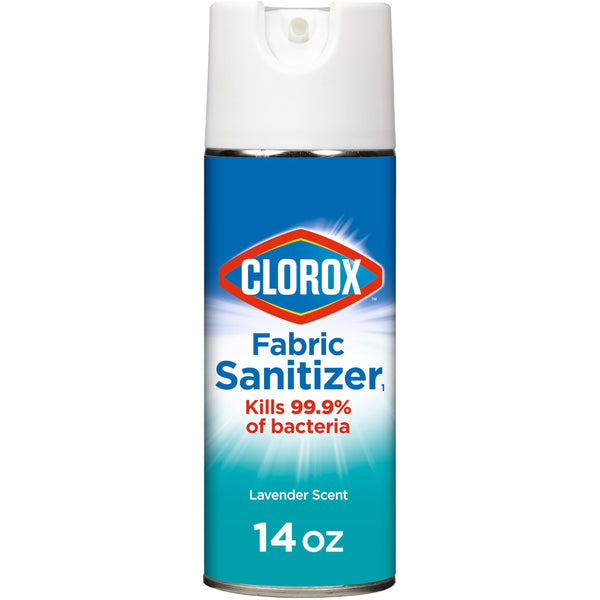 Clorox Fabric Sanitizer Aerosol Spray, Lavender Scent 14 Ounces