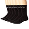 Nike Men's Band Cotton Crew Socks 6 Pack, Black Large 8-12 - NEW