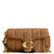 COACH Quilted Pillow Leather Tabby Crossbody Wristlet with Chain Strap