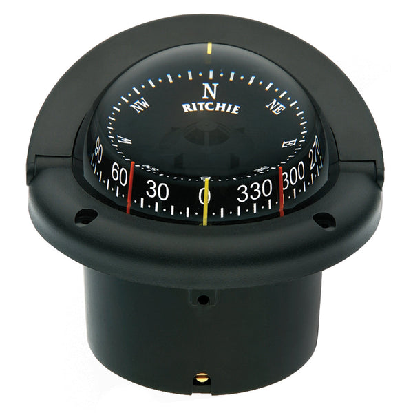 Wholesale Ritchie HF-743 Helmsman Combidial Compass - Flush Mount - Black