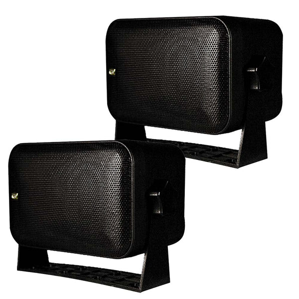 Wholesale Poly-Planar Box Speakers - Pair - Black