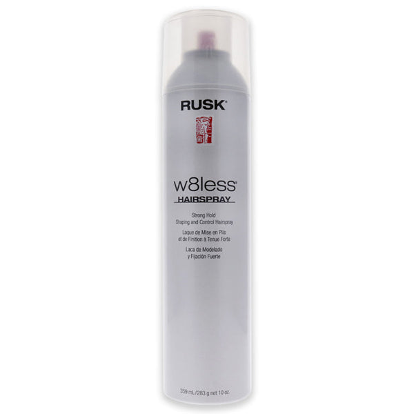 Wholesale W8less Strong Hold Shaping and Control Hairspray by Rusk for Unisex - 10 oz Hair Spray