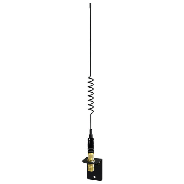 Wholesale Shakespeare VHF 15in 5216 SS Black Whip Antenna - Bracket Included