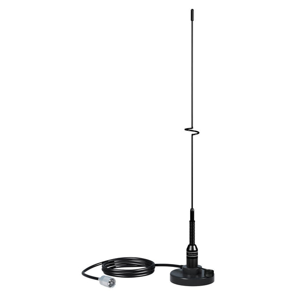 Wholesale Shakespeare VHF 19" 5218 Black SS Whip Antenna - Magnetic Mount