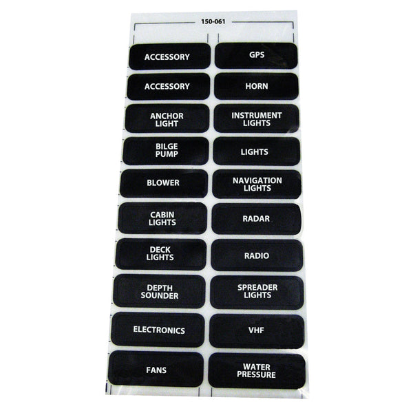 Wholesale Paneltronics DC-20 Assorted Label Sheet