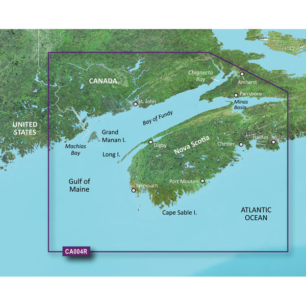 Wholesale Garmin BlueChart® g3 Vision® HD - VCA004R - Bay of Fundy - microSD™/SD™