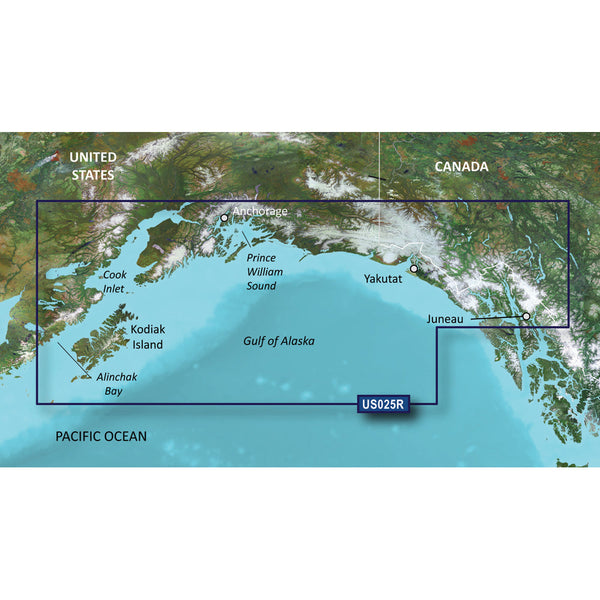 Wholesale Garmin BlueChart® g3 Vision® HD - VUS025R - Anchorage - Juneau - microSD™/SD™