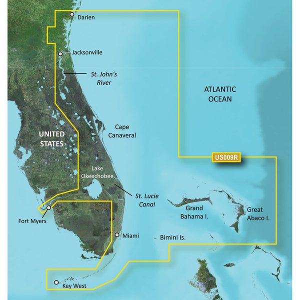 Wholesale Garmin BlueChart® g3 Vision® HD - VUS009R - Jacksonville - Key West - microSD™/SD™