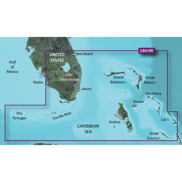 Wholesale Garmin BlueChart® g3 Vision® HD - VUS010R - Southeast Florida - microSD™/SD™