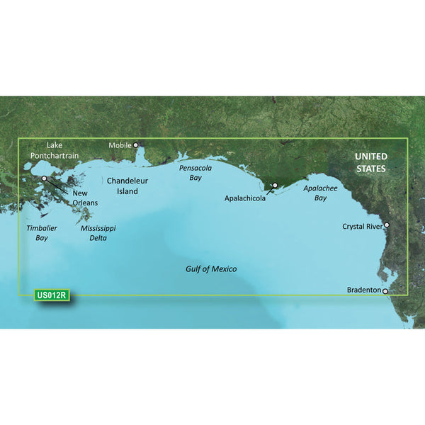 Wholesale Garmin BlueChart® g3 Vision® HD - VUS012R - Tampa - New Orleans - microSD™/SD™