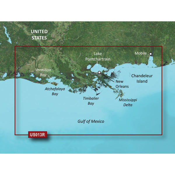 Wholesale Garmin BlueChart® g3 Vision® HD - VUS013R - Mobile - Lake Charles - microSD™/SD™