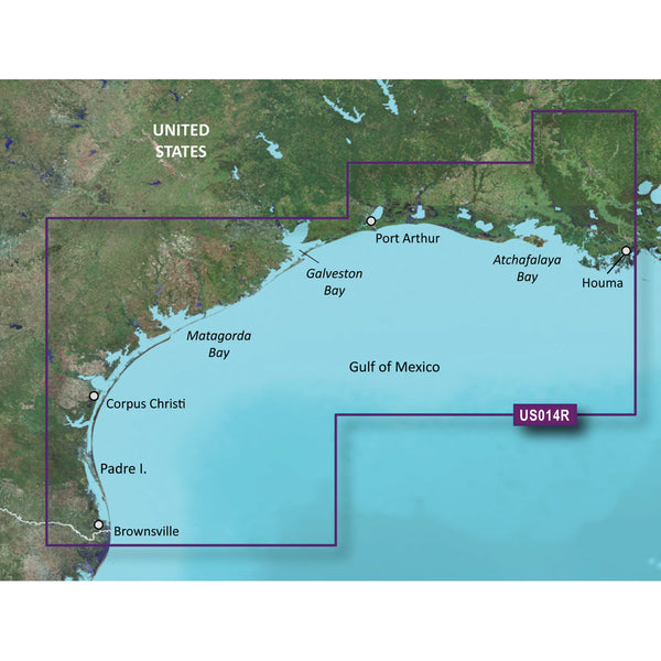 Wholesale Garmin BlueChart® g3 Vision® HD - VUS014R - Morgan City to Brownsville - microSD™/SD™