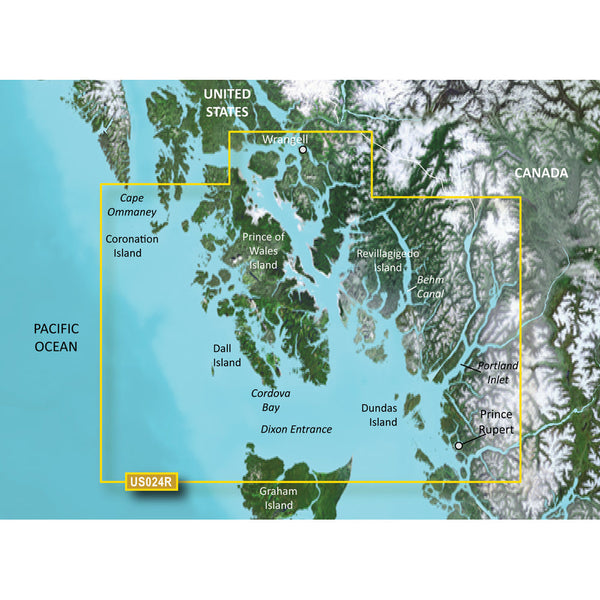 Wholesale Garmin BlueChart® g3 Vision® HD - VUS024R - Wrangell - Dixon Entrance - microSD/™SD™