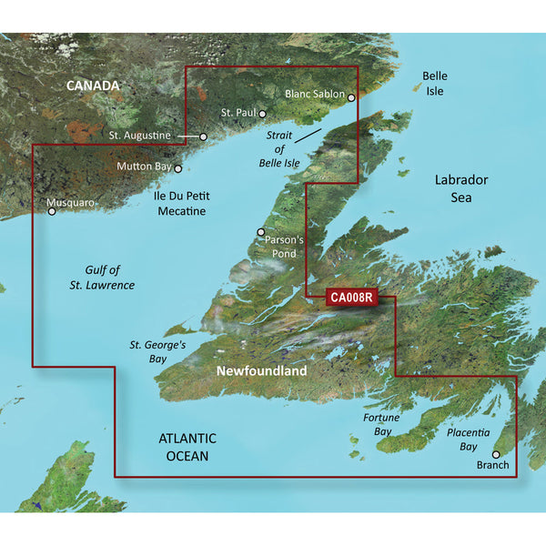 Wholesale Garmin BlueChart® g3 Vision® HD - VCA008R - Newfoundland West - microSD™/SD™