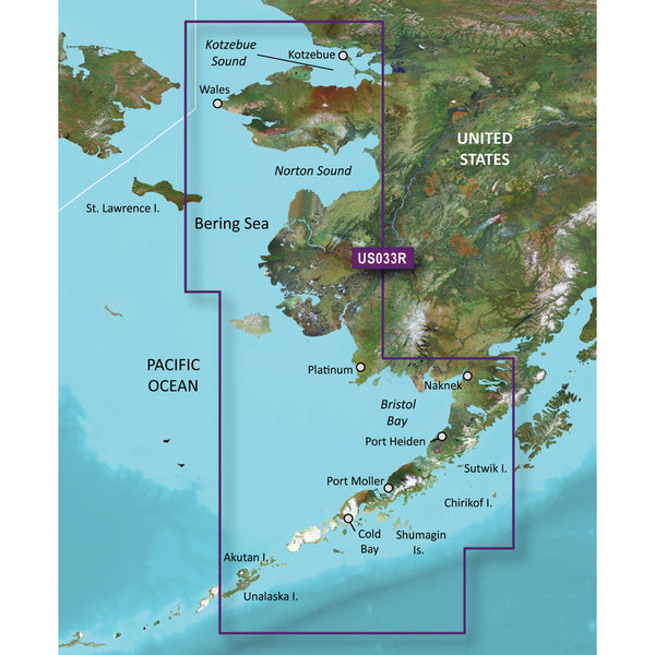 Wholesale Garmin BlueChart® g3 Vision® HD - VUS033R - Bristol Bay - Kotzebue Snd. - microSD™/SD™