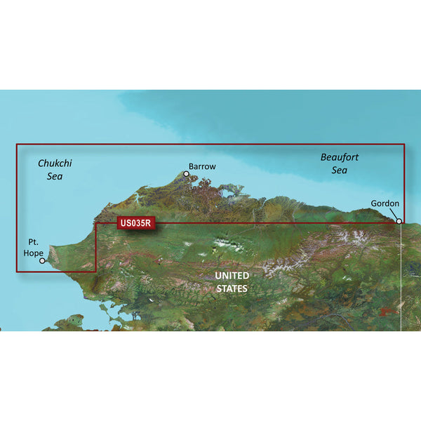 Wholesale Garmin BlueChart® g3 Vision® HD - VUS035R - North Slope Alaska - microSD™/SD™