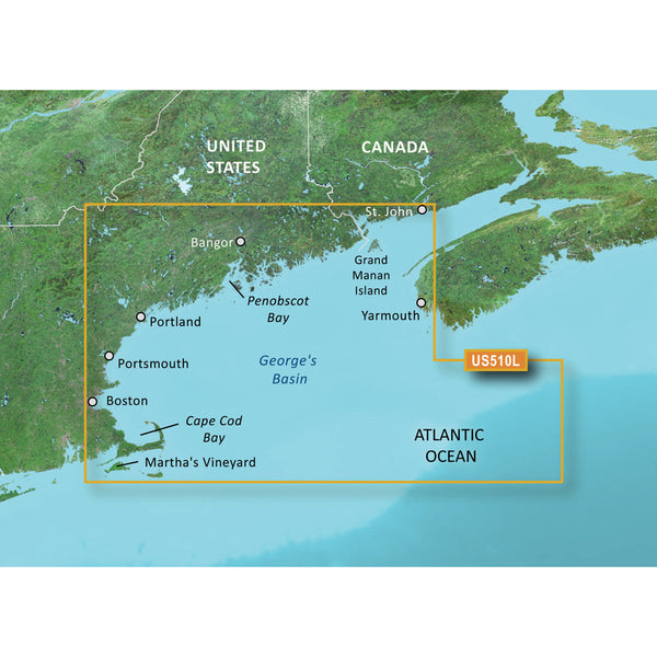Wholesale Garmin BlueChart® g3 Vision® HD - VUS510L - St. John - Cape Cod - microSD™/SD™