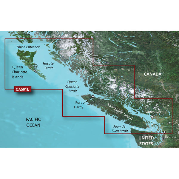 Wholesale Garmin BlueChart® g3 Vision® HD - VCA501L - Vancouver Island - Dixon Entrance - microSD™/SD™