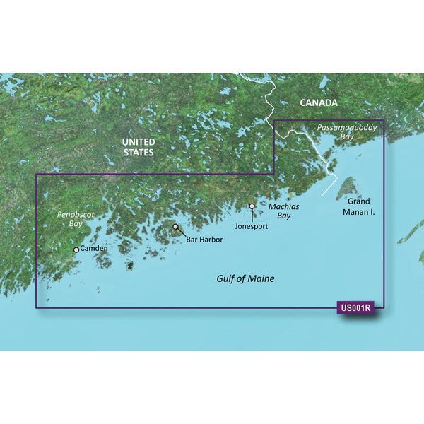 Wholesale Garmin BlueChart® g3 Vision® HD - VUS001R - North Maine - microSD™/SD™