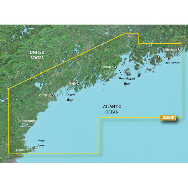 Wholesale Garmin BlueChart® g3 Vision® HD - VUS002R - South Maine - microSD™/SD™