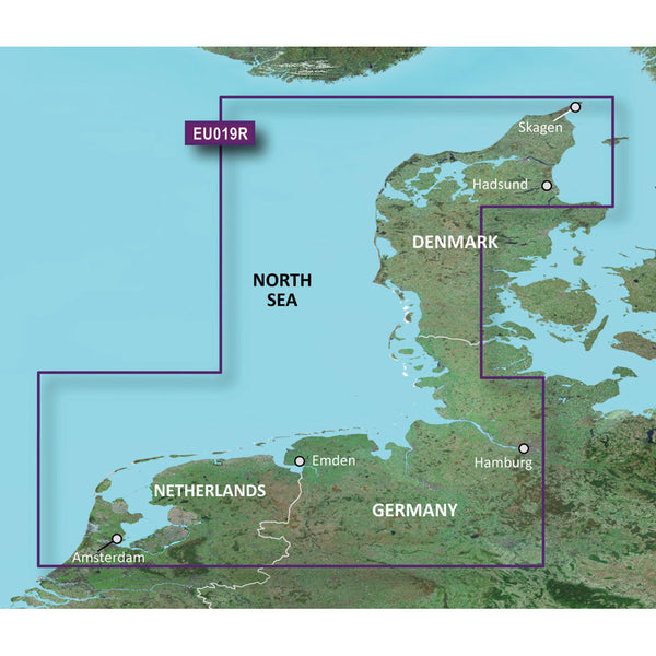 Wholesale Garmin BlueChart® g3 Vision® HD - VEU019R - Alborg to Amsterdam - microSD™/SD™