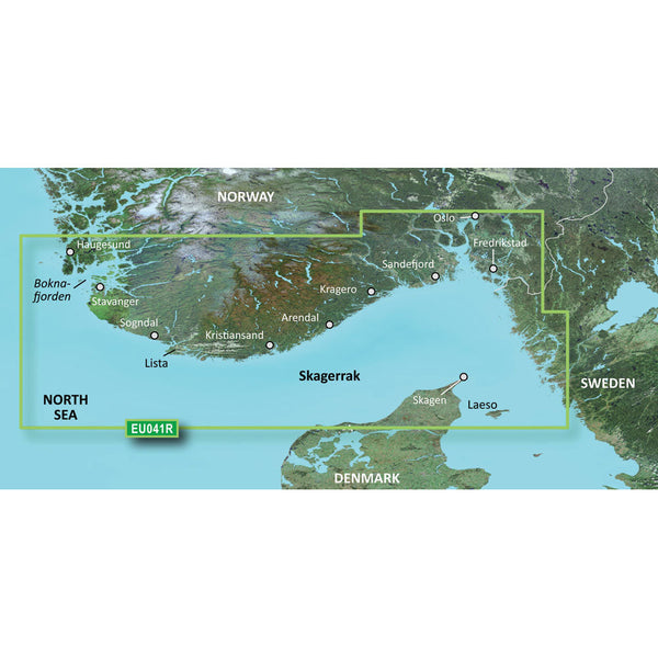 Wholesale Garmin BlueChart® g3 Vision® HD - VEU041R - Oslo-Skagerak-Haugesund - microSD™/SD™