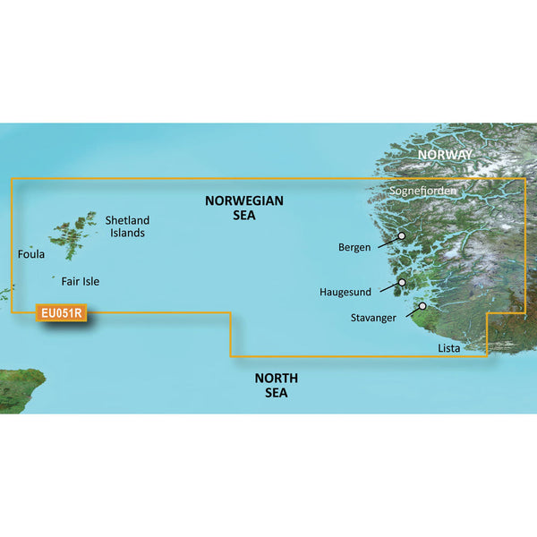 Wholesale Garmin BlueChart® g3 Vision® HD - VEU051R - Lista - Sognefjorden - microSD™/SD™