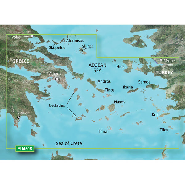 Wholesale Garmin BlueChart® g3 Vision® HD - VEU450S - Athens & Cyclades - microSD™/SD™