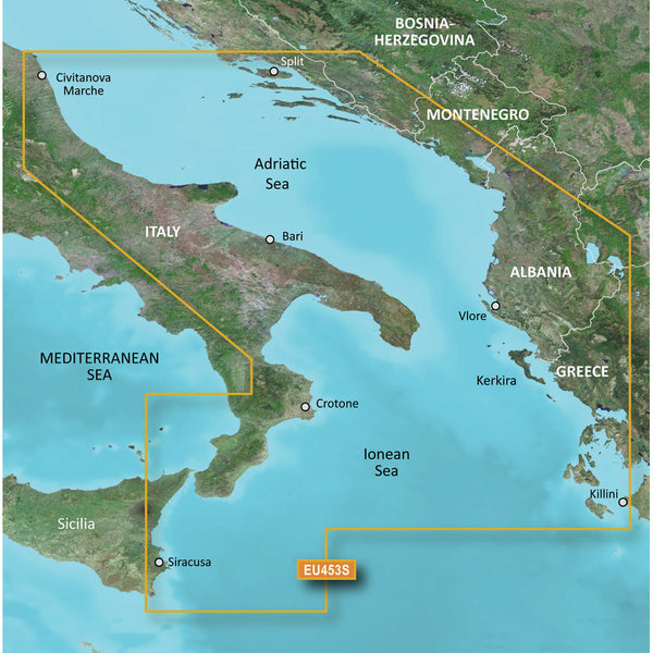 Wholesale Garmin BlueChart® g3 Vision® HD - VEU453S - Adriatic Sea, South Coast - microSD™/SD™
