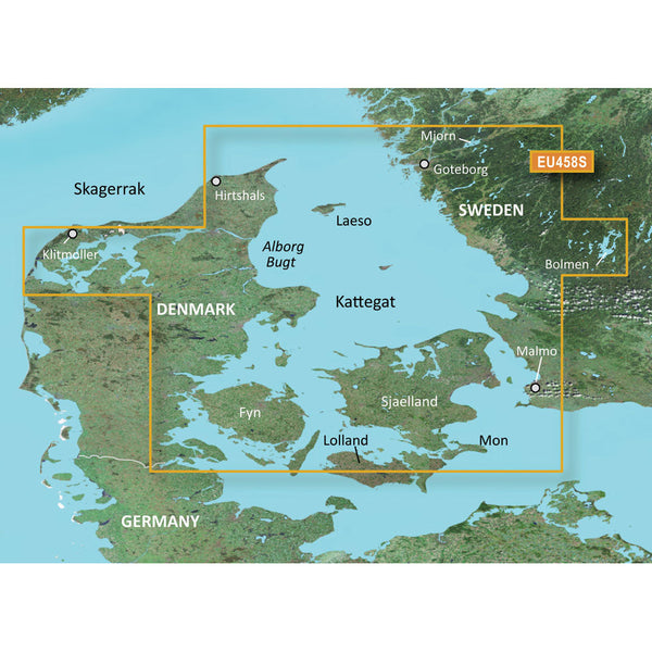 Wholesale Garmin BlueChart® g3 Vision® HD - VEU458S - Göteborg to Fyn - microSD™/SD™