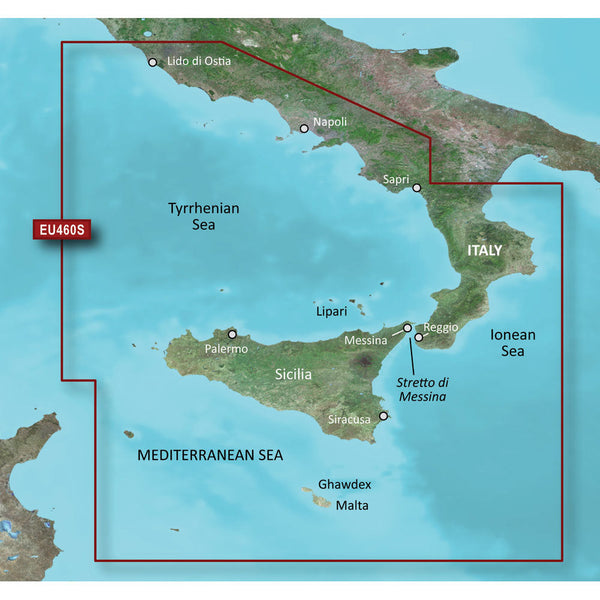 Wholesale Garmin BlueChart® g3 Vision® HD - VEU460S - Sicily to Lido di Ostia - microSD™/SD™