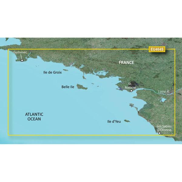 Wholesale Garmin BlueChart® g3 Vision® HD - VEU464S - Penmarch to Les Sables d'Olonne - microSD™/SD™
