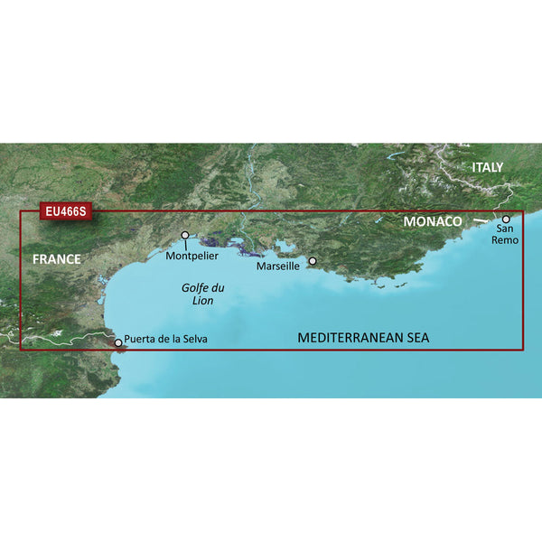 Wholesale Garmin BlueChart® g3 Vision® HD - VEU466S - Golfe Du Lion to San Remo - microSD™/SD™