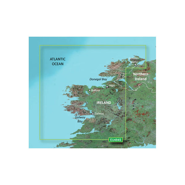 Wholesale Garmin BlueChart® g3 Vision® HD - VEU484S - Ireland North-West - microSD™/SD™