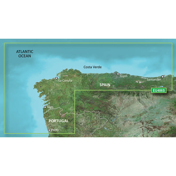 Wholesale Garmin BlueChart® g3 Vision® HD - VEU486S - Galicia & Asturias - microSD™/SD™
