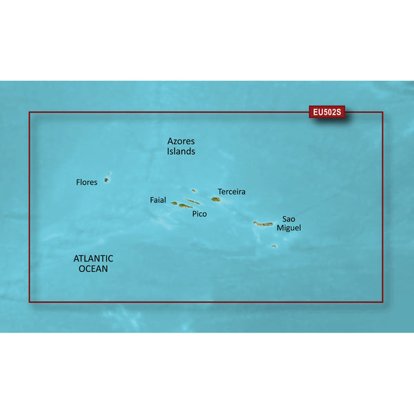 Wholesale Garmin BlueChart® g3 Vision® HD - VEU502S - Azores Islands - microSD™/SD™