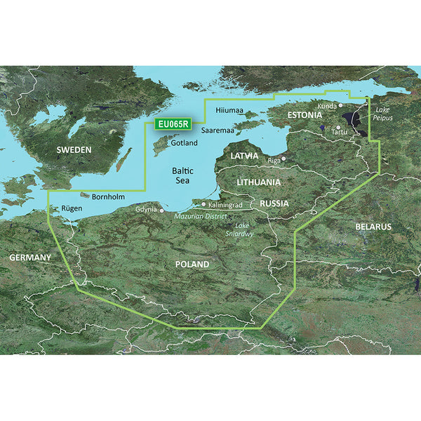 Wholesale Garmin BlueChart® g3 Vision® HD - VEU065R - Baltic Sea, East Coast - microSD™/SD™