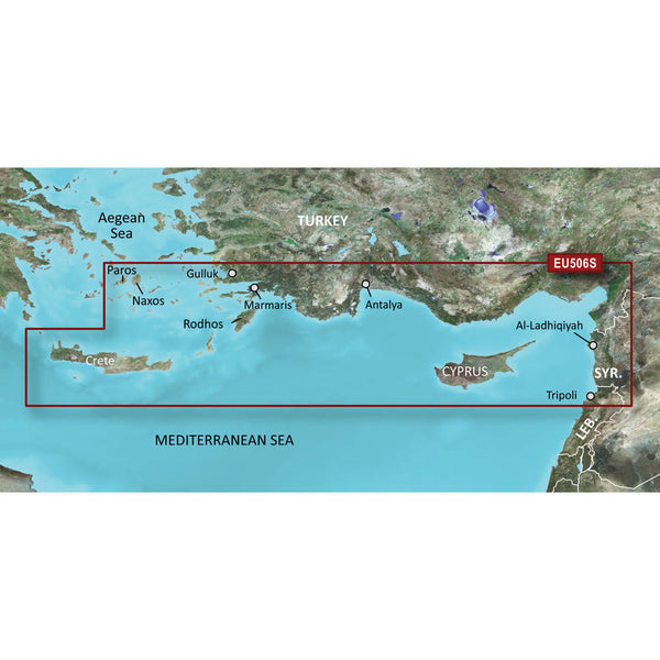 Wholesale Garmin BlueChart® g3 Vision® HD - VEU506S - Crete To Cyprus - microSD™/SD™