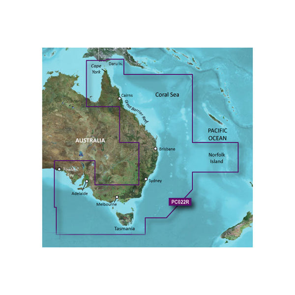 Wholesale Garmin BlueChart® g3 Vision® HD - VPC022R - East Coast Australia - microSD™/SD™
