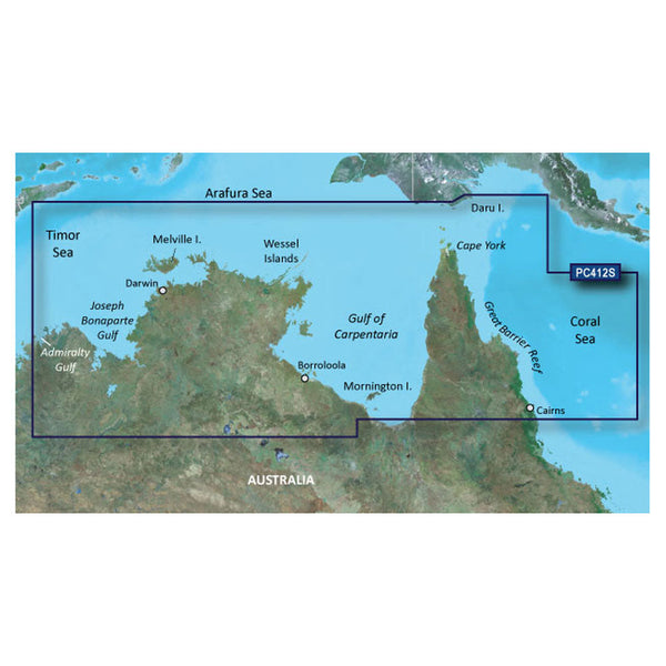 Wholesale Garmin BlueChart® g3 Vision® HD - VPC412S - Admiralty G. WA - Cairns - microSD™/SD™