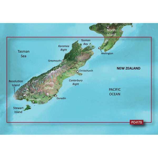 Wholesale Garmin BlueChart® g3 Vision® HD - VPC417S - New Zealand South - microSD™/SD™
