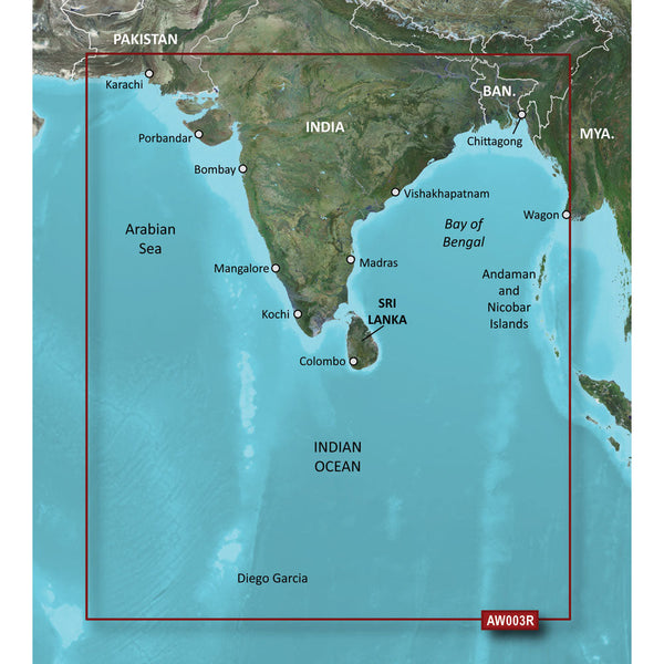 Wholesale Garmin BlueChart® g3 Vision® HD - VAW003R - Indian Subcontinent - microSD™/SD™