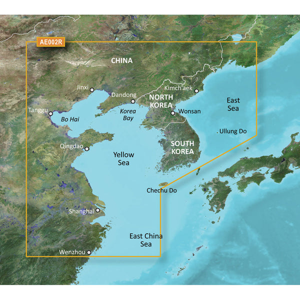 Wholesale Garmin BlueChart® g3 Vision® HD - VAE002R - Yellow Sea - microSD™/SD™