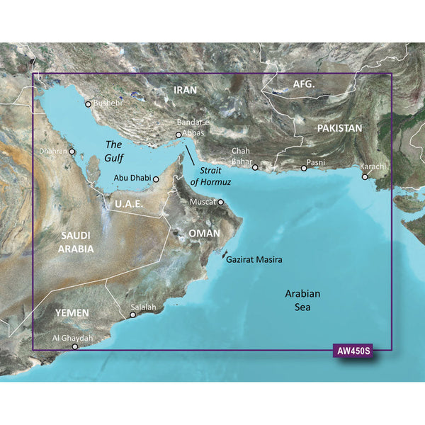 Wholesale Garmin BlueChart® g3 Vision® HD - VAW450S - The Gulf - microSD™/SD™