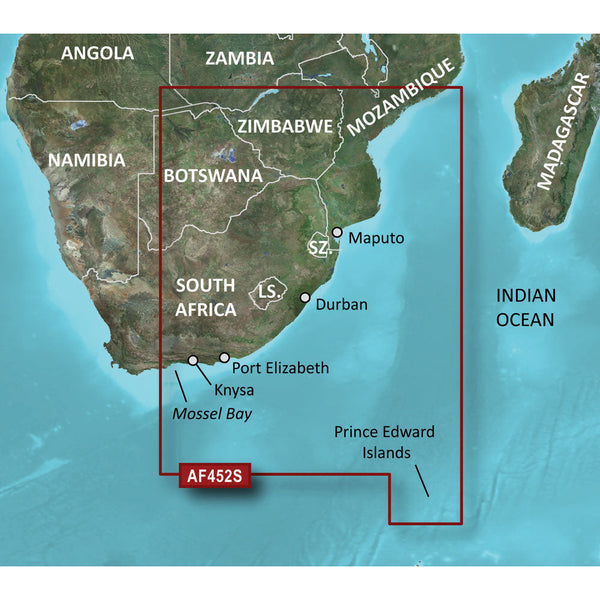 Wholesale Garmin BlueChart® g3 Vision® HD - VAF452S - Knysna, SA to Beira, MZ - microSD™/SD™