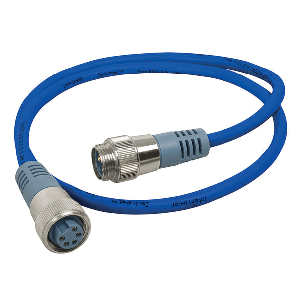 Wholesale Maretron Mini Double Ended Cordset - Male to Female - 0.5M - Blue