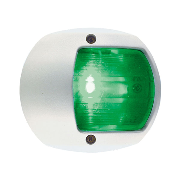 Wholesale Perko LED Side Light - Green - 12V - White Plastic Housing