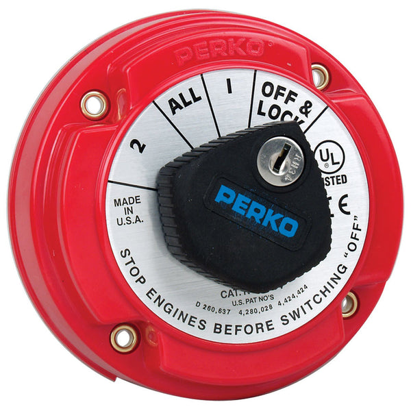 Wholesale Perko 8504DP Medium Duty Battery Selector Switch w/Alternator Field Disconnect & Key Lock