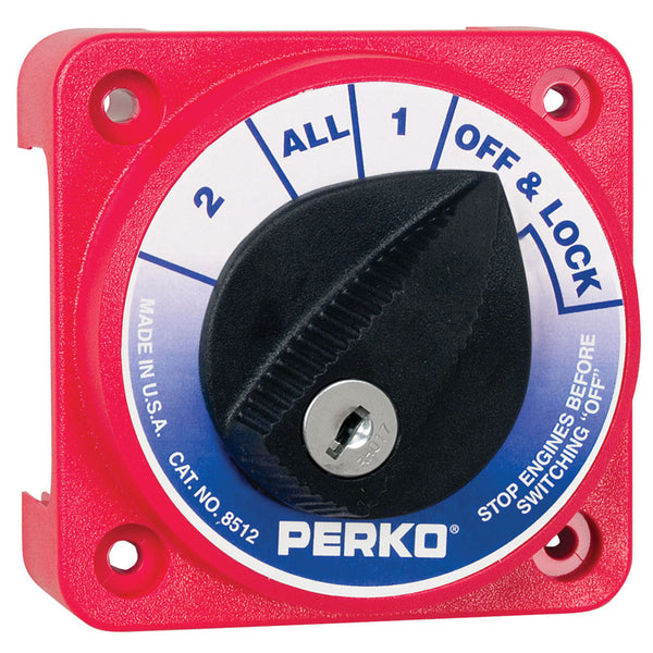 Wholesale Perko Compact Medium Duty Battery Selector Switch w/Key Lock